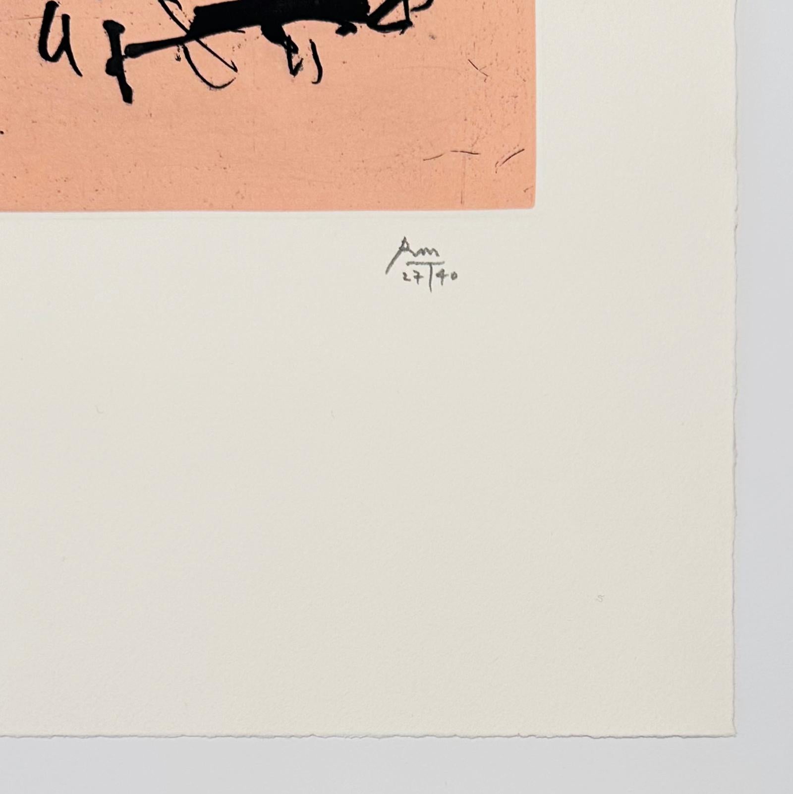 Nymphe, aus Ulysses – Print von Robert Motherwell