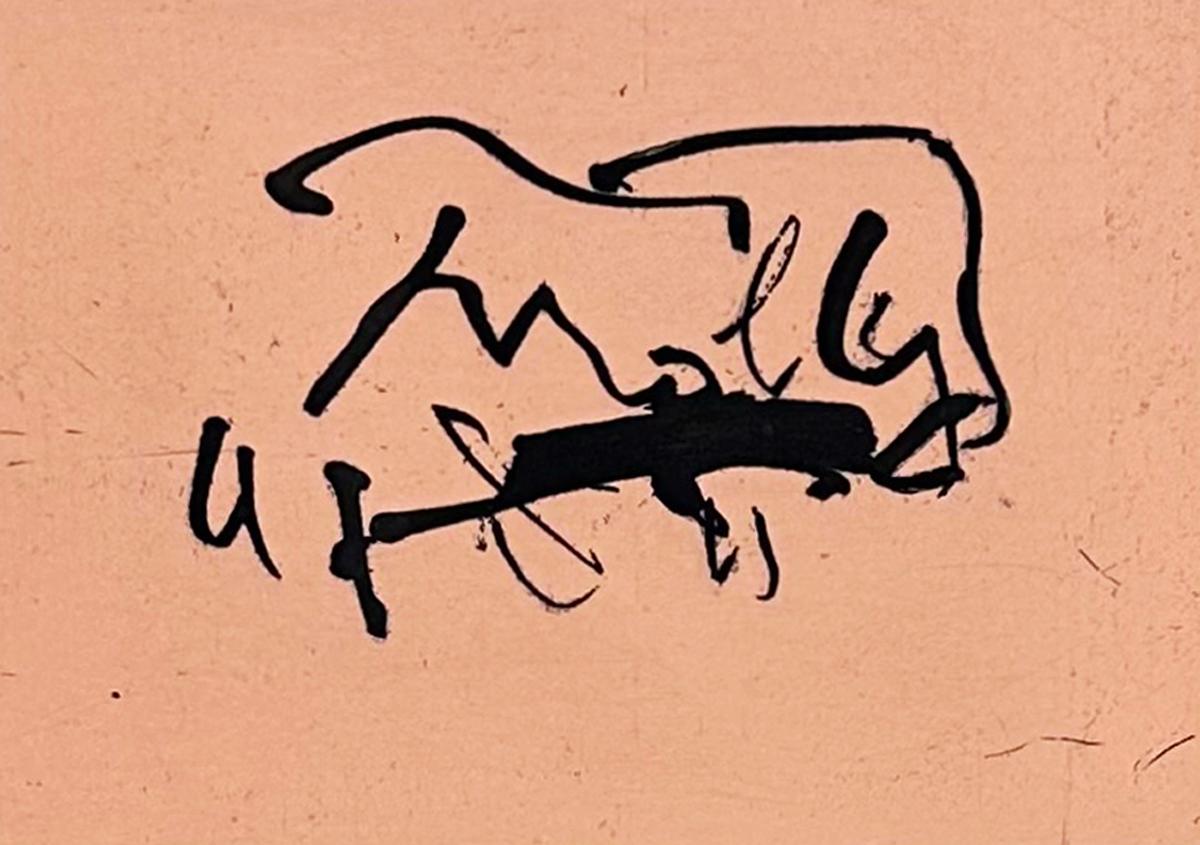 Robert Motherwell Abstract Print - Nymph, from Ulysses