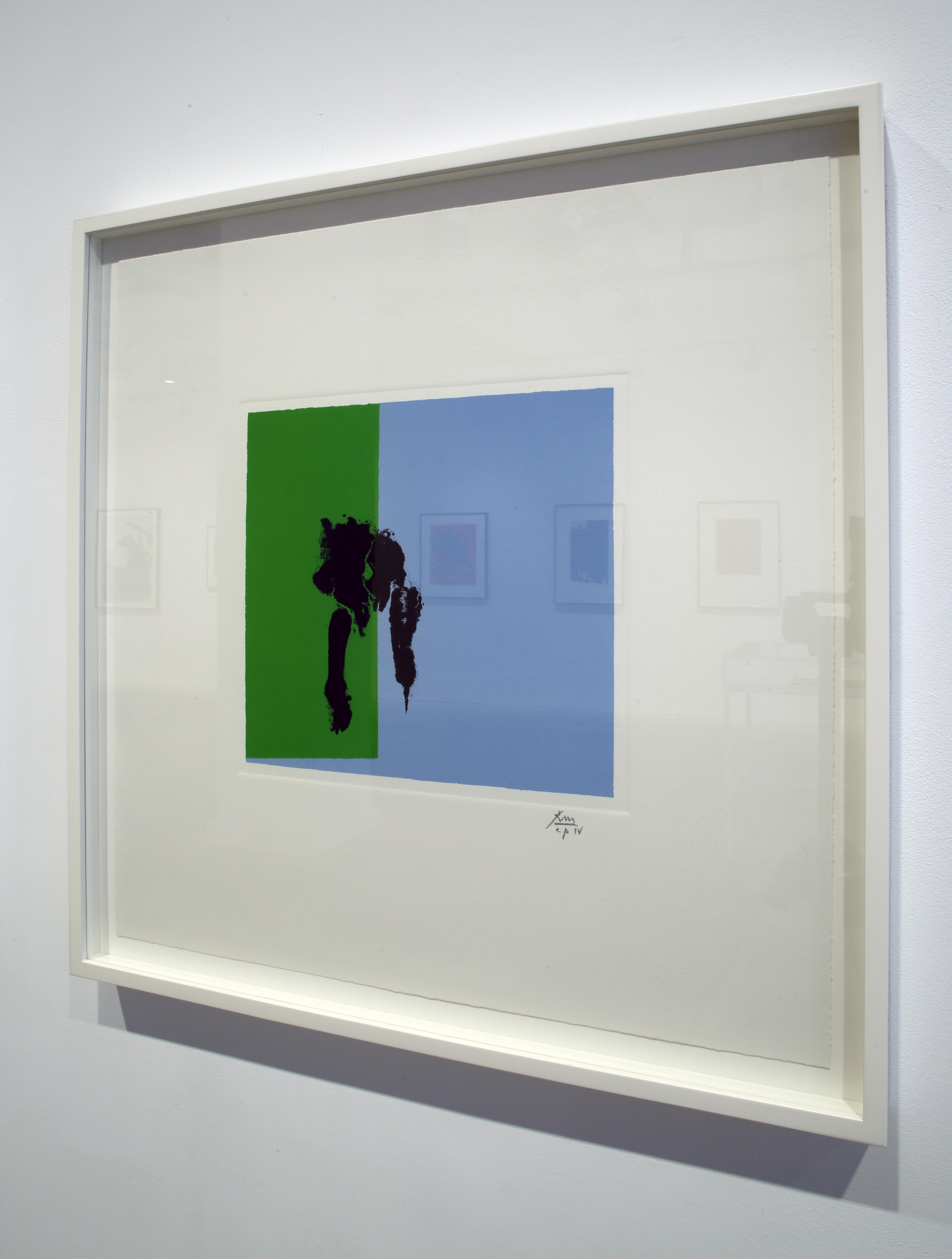 Paris Suite 1 (Spring) (Grau), Abstract Print, von Robert Motherwell