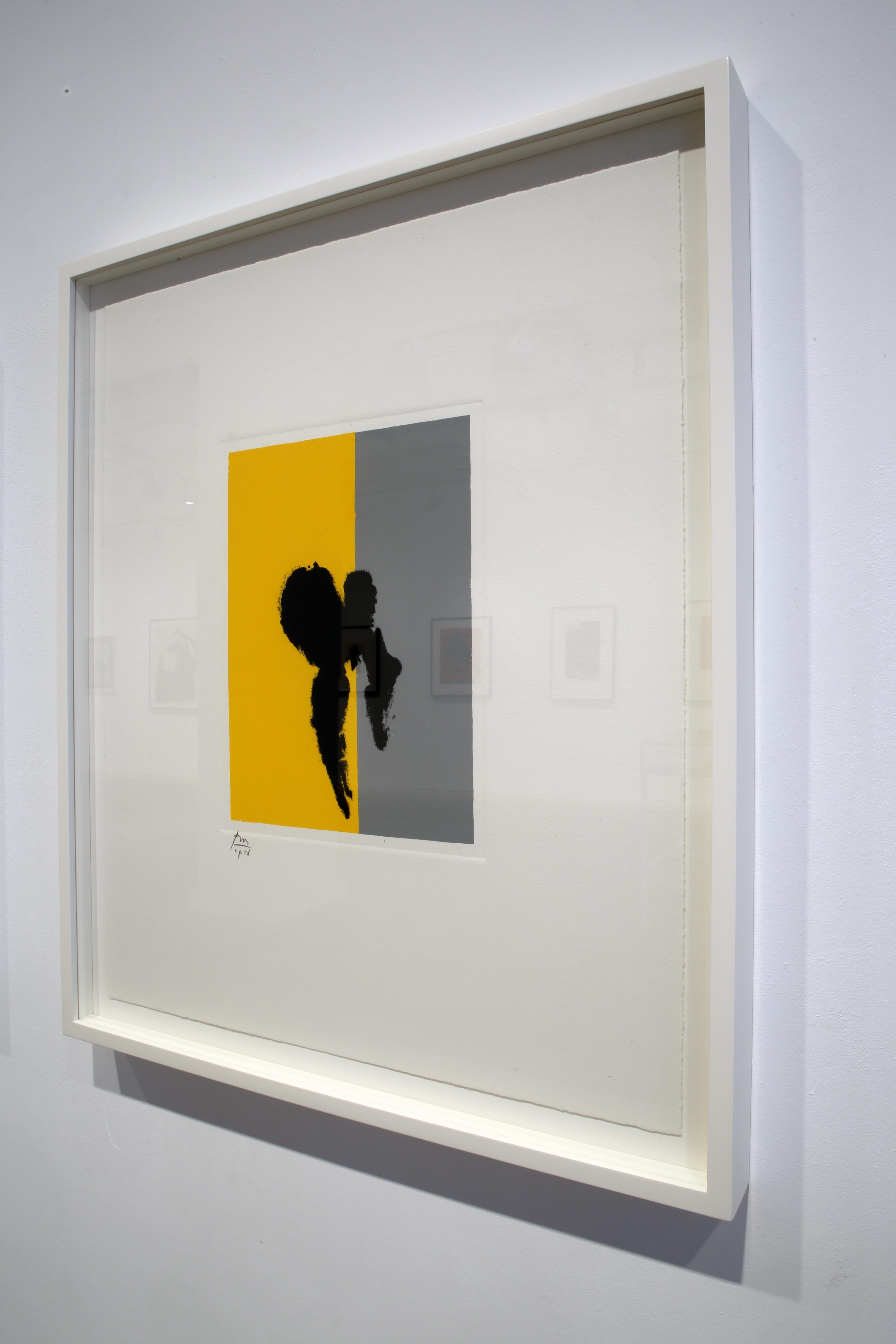 Paris Suite 2 (Summer) - Beige Abstract Print by Robert Motherwell