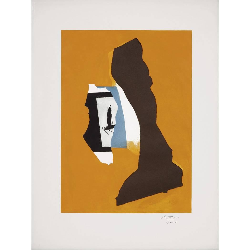 Robert Motherwell Abstract Print – Perpetualer Sommer