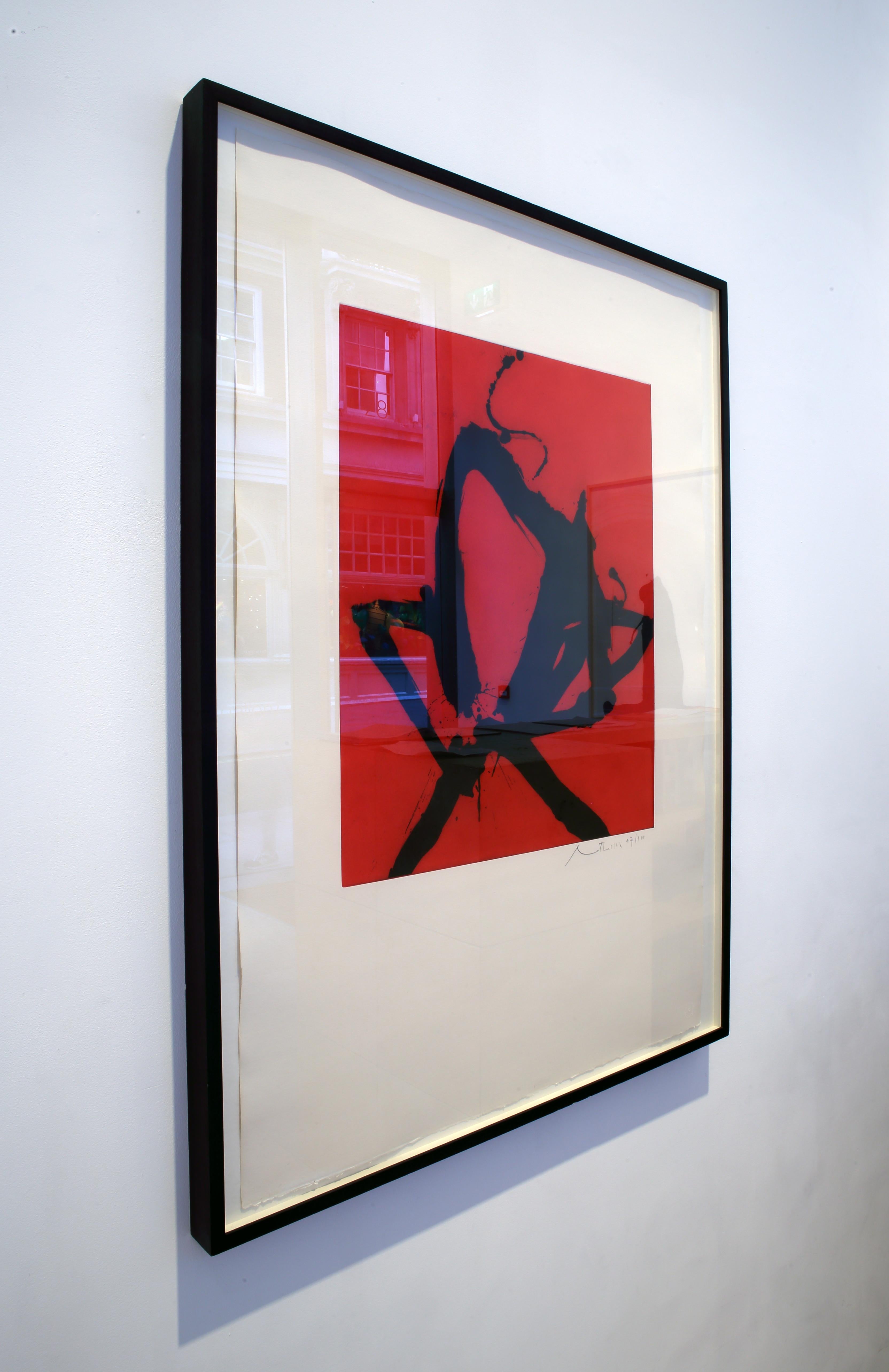 Mer rouge I - Expressionnisme abstrait Print par Robert Motherwell