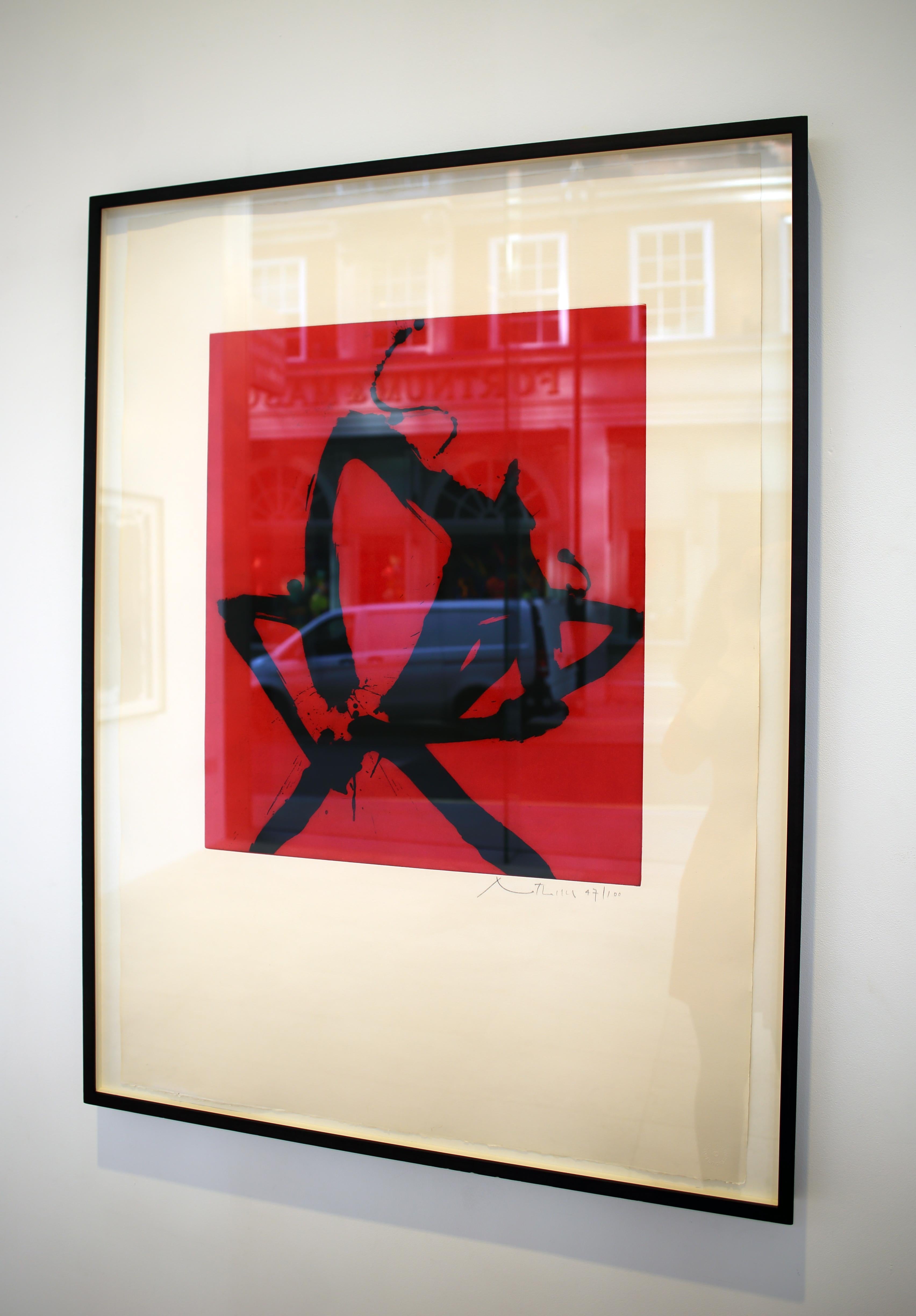 Mer rouge I - Beige Print par Robert Motherwell