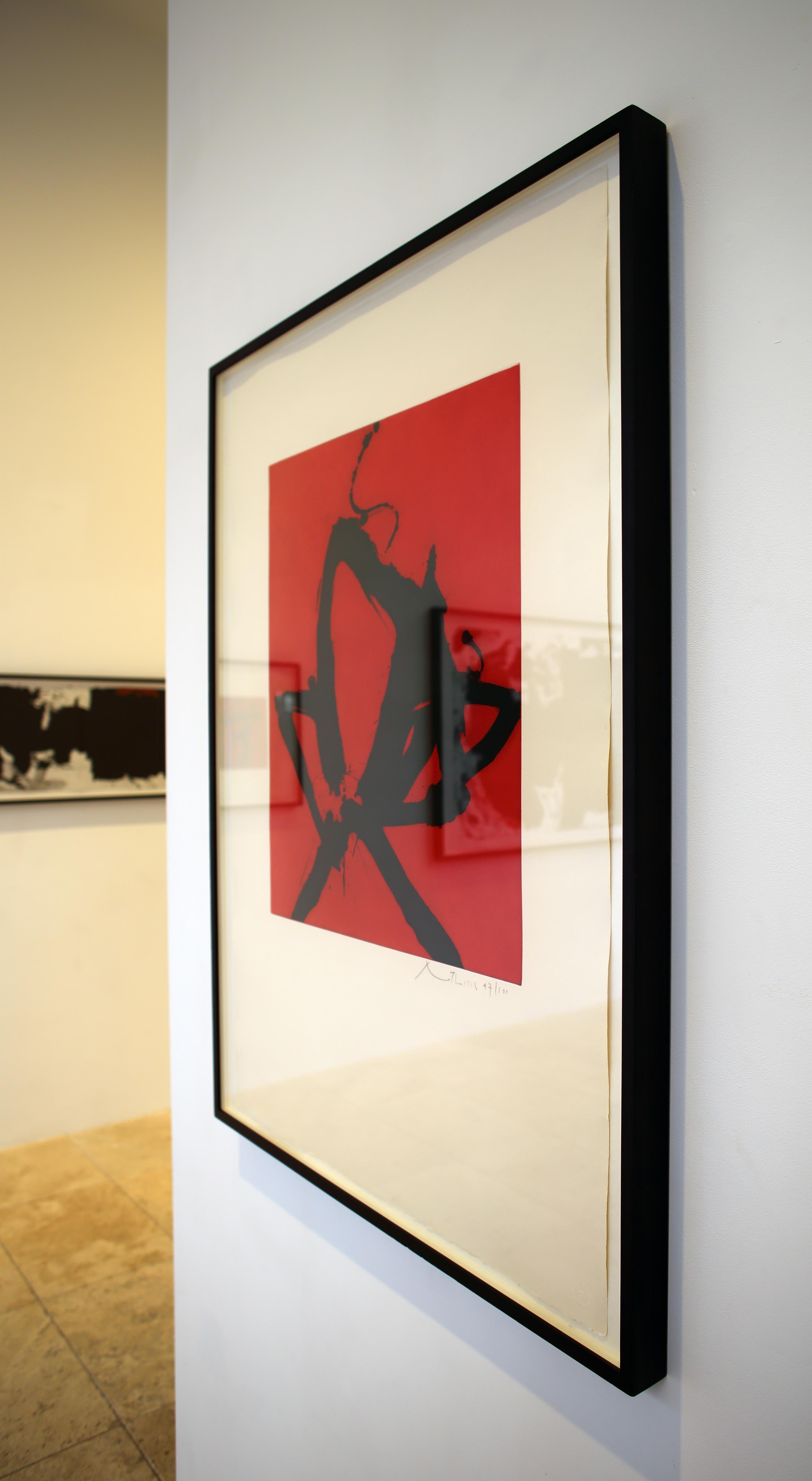 Red Sea I - Abstract Expressionist Print by Robert Motherwell