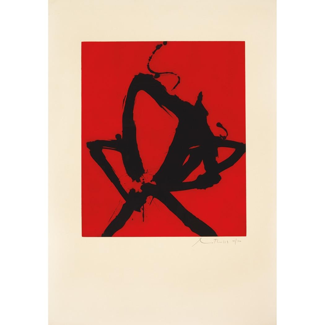 Robert Motherwell Print - Red Sea I
