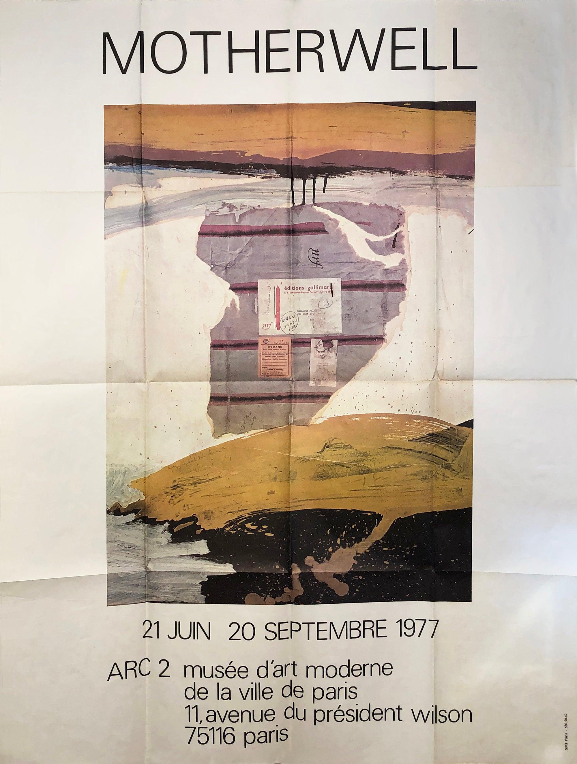 ROBERT MOTHERWELL Arc II, 1977 Original poster - Print by Robert Motherwell