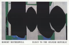Robert Motherwell 'Basque Elegy' 1992- Poster