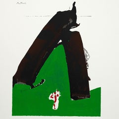 Robert Motherwell "Basque Suite No. 13" Screenprint, 1976