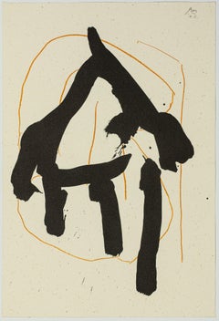 Robert Motherwell Beau Geste I 1989 Signed Lithograph Edition of 100