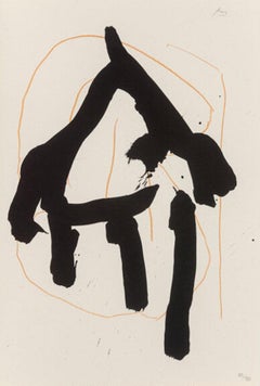 Robert Motherwell "Beau Geste I", edizione limitata, stampa astratta firmata