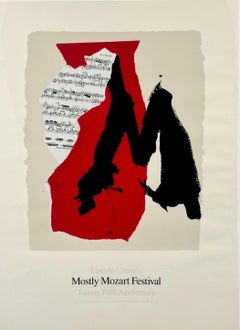 Robert Motherwell Lincoln Center Mostly Mozart  25th Anniversary Screen Print