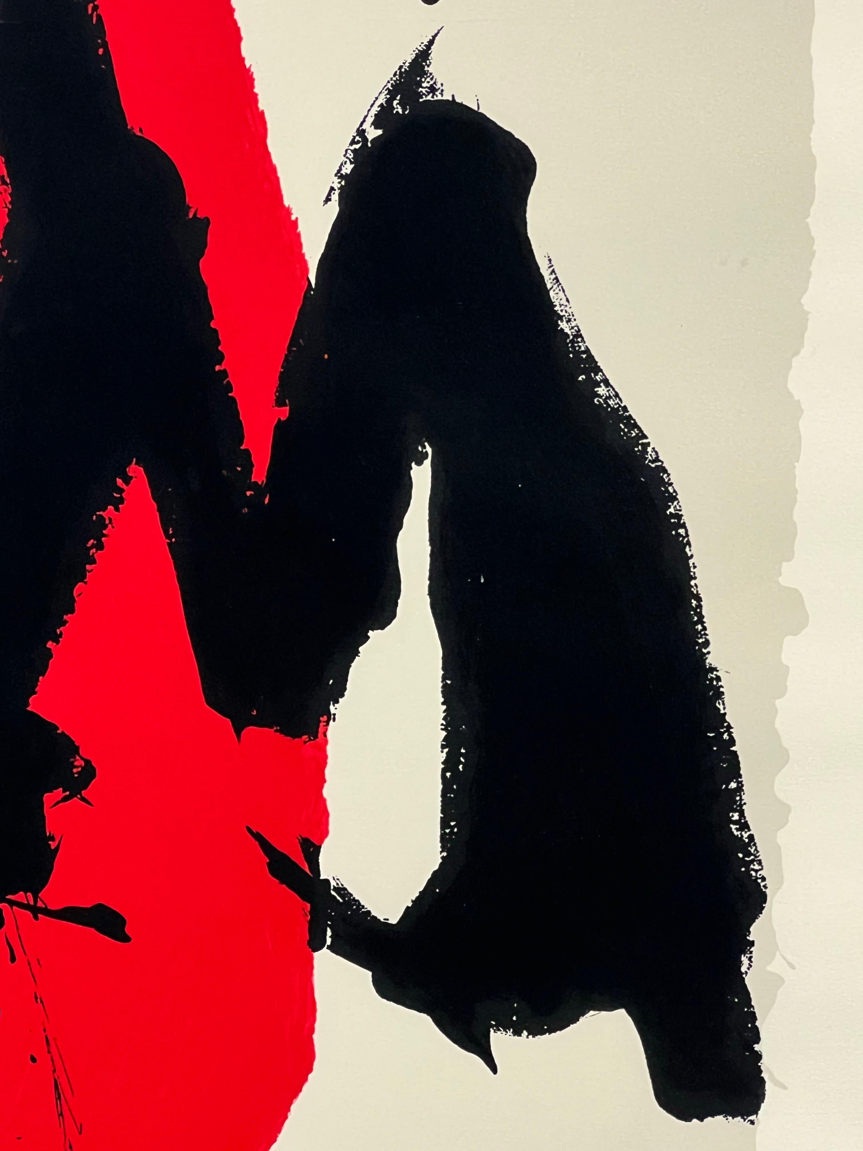 Robert Motherwell Lincoln Center Mostly Mozart  Sérigraphie du 25e anniversaire en vente 2