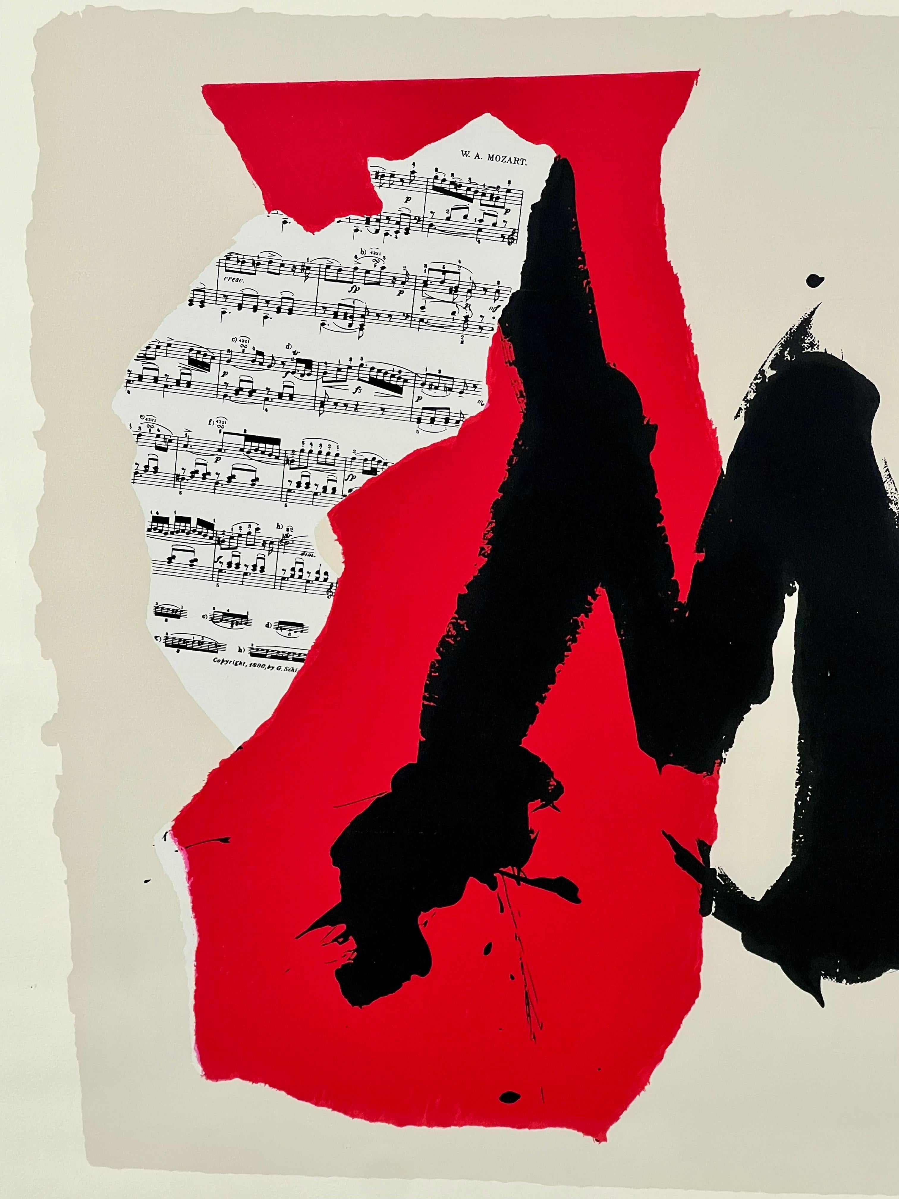 Robert Motherwell Lincoln Center Mostly Mozart  Sérigraphie du 25e anniversaire en vente 3
