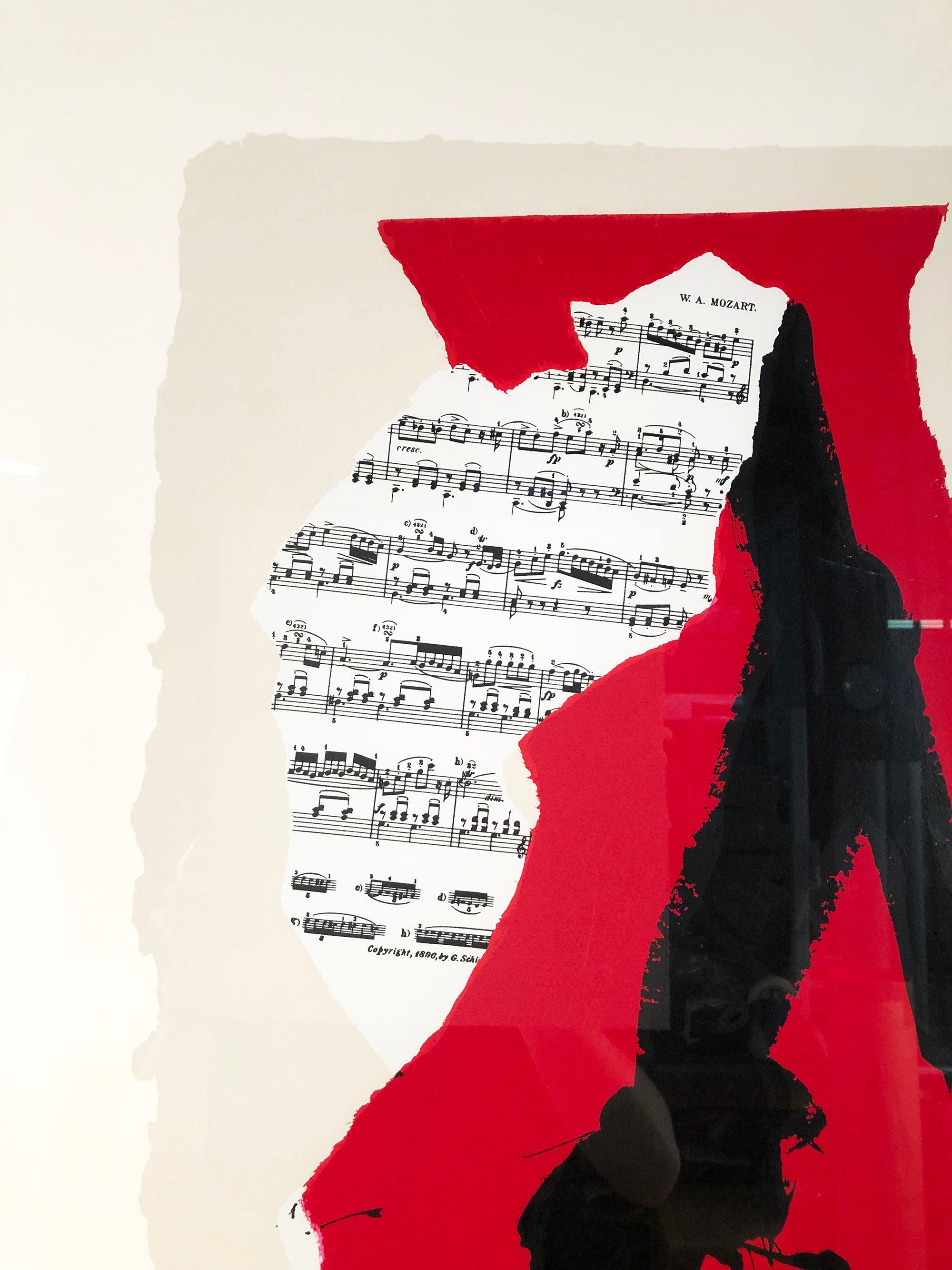 ROBERT MOTHERWELL Mostly Mozart Festival, 1991 First Edition - Contemporary Print by Robert Motherwell
