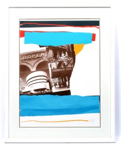 Robert Motherwell Original Lithograph Framed Signed Rare Colors NYC Carnegie