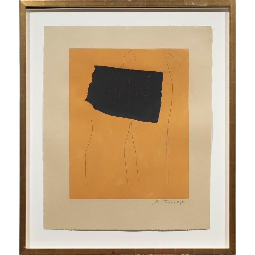 Robert Motherwell 'Oy / Yo' Signed, Limited Edition Abstract Print 1