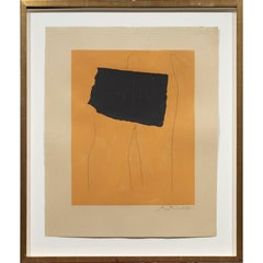 Robert Motherwell 'Oy / Yo' Signed, Limited Edition Abstract Print