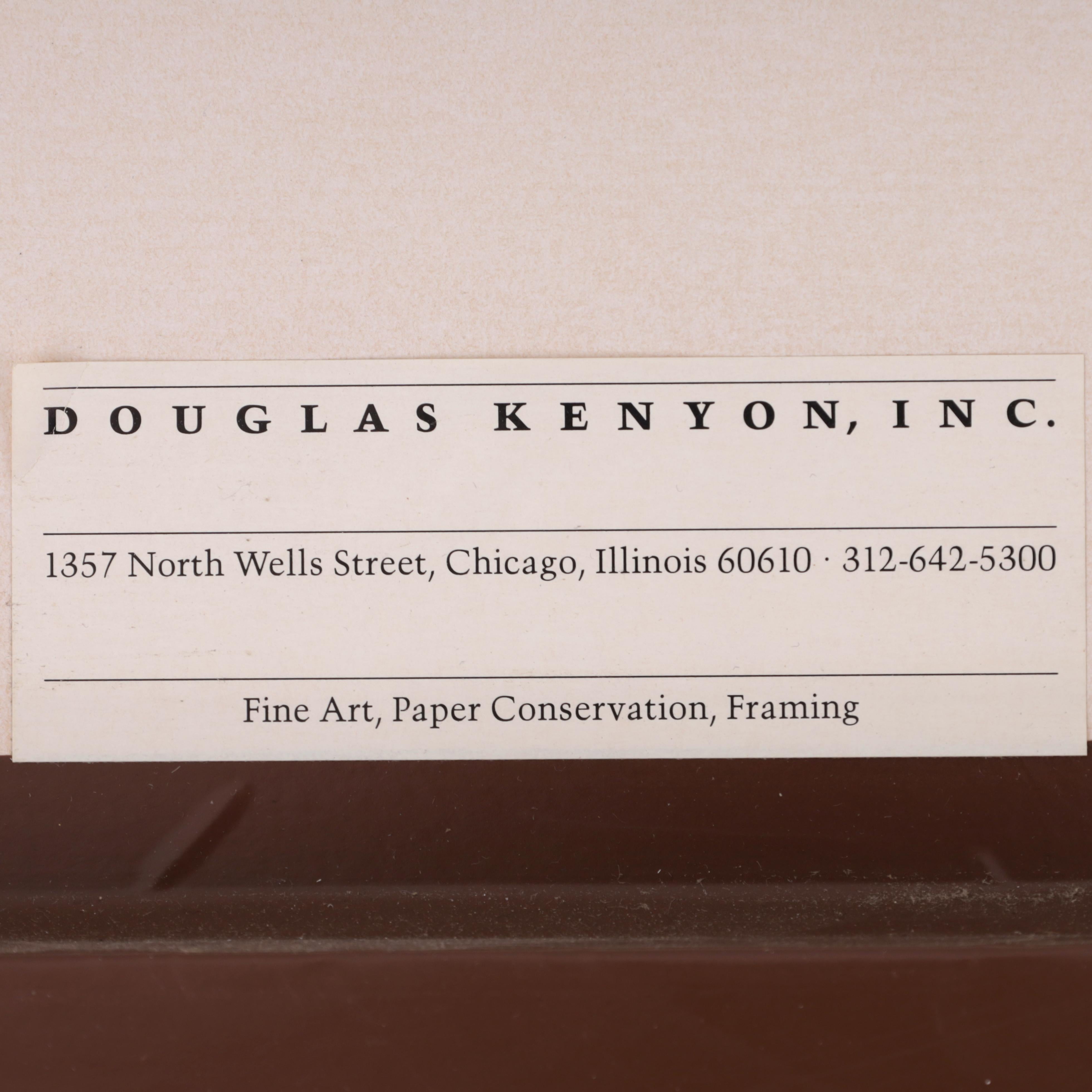 Robert Motherwell RUNNING ELEGY II, YELLOW STATE Etching & Aquatint, 35.5