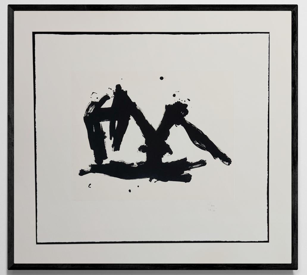 Robert Motherwell 'Stephen's Iron Crown Etched' Signed, Limited Edition Print 1
