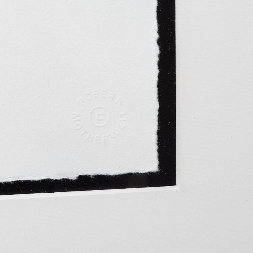 Robert Motherwell 'Stephen's Iron Crown Etched' Signed, Limited Edition Print 4