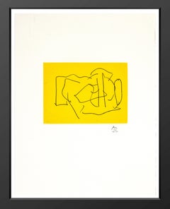 Robert Motherwell The Bed (from the Ulysses portfolio) Signed Etching of 40