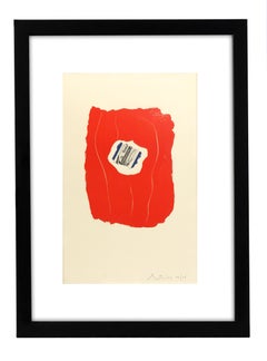 Robert Motherwell Tricolor 137 Original Lithograph Signed Numbered