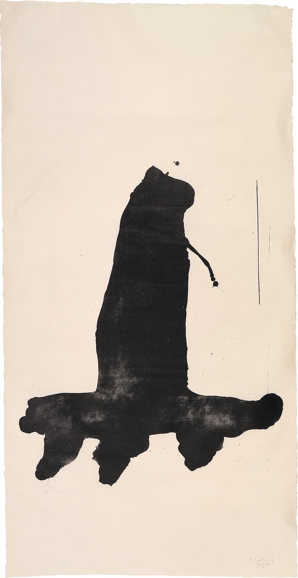 Robert Motherwell Abstract Print – Samurai