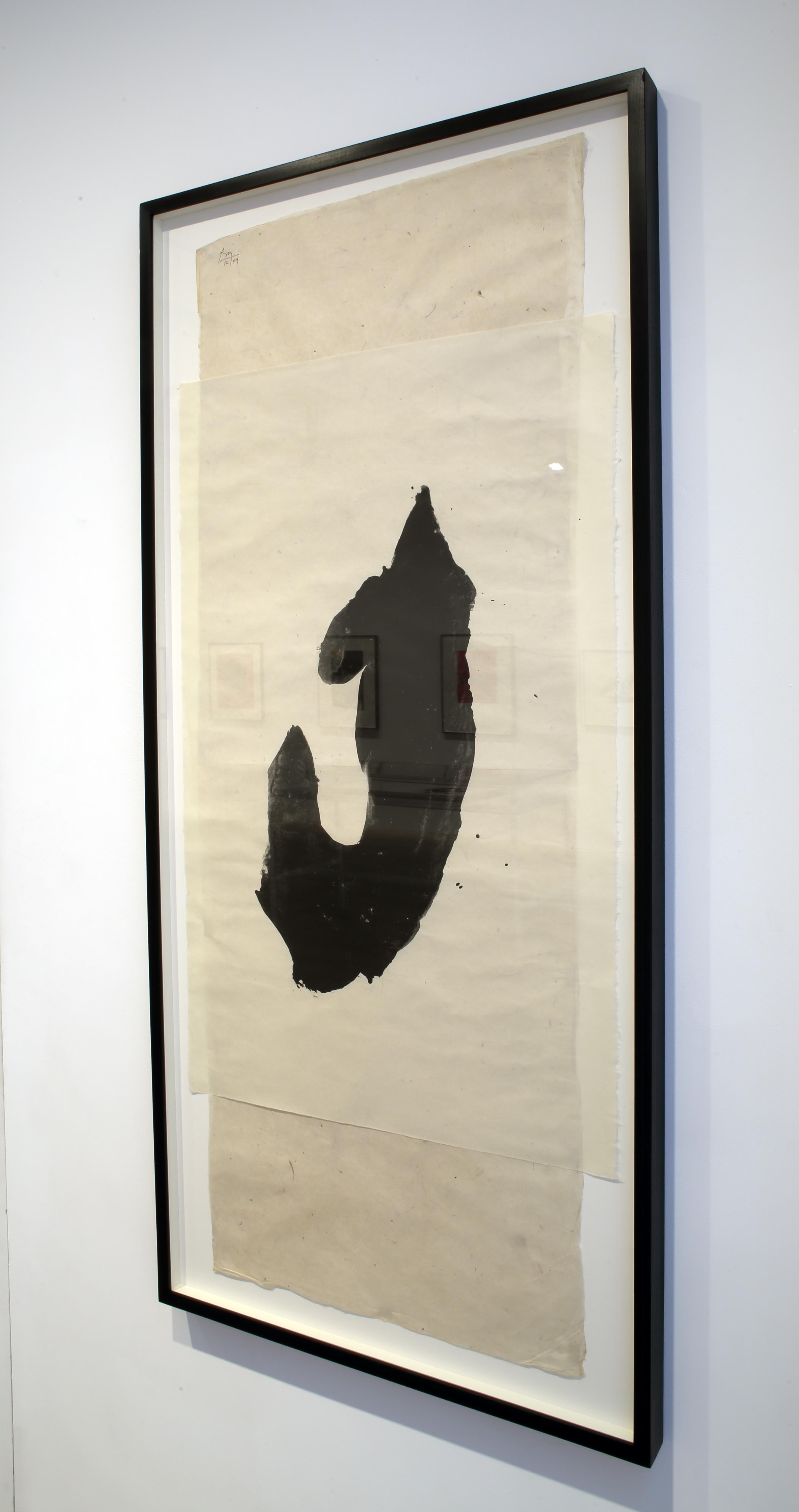 Samurai II - Abstract Expressionist Print by Robert Motherwell