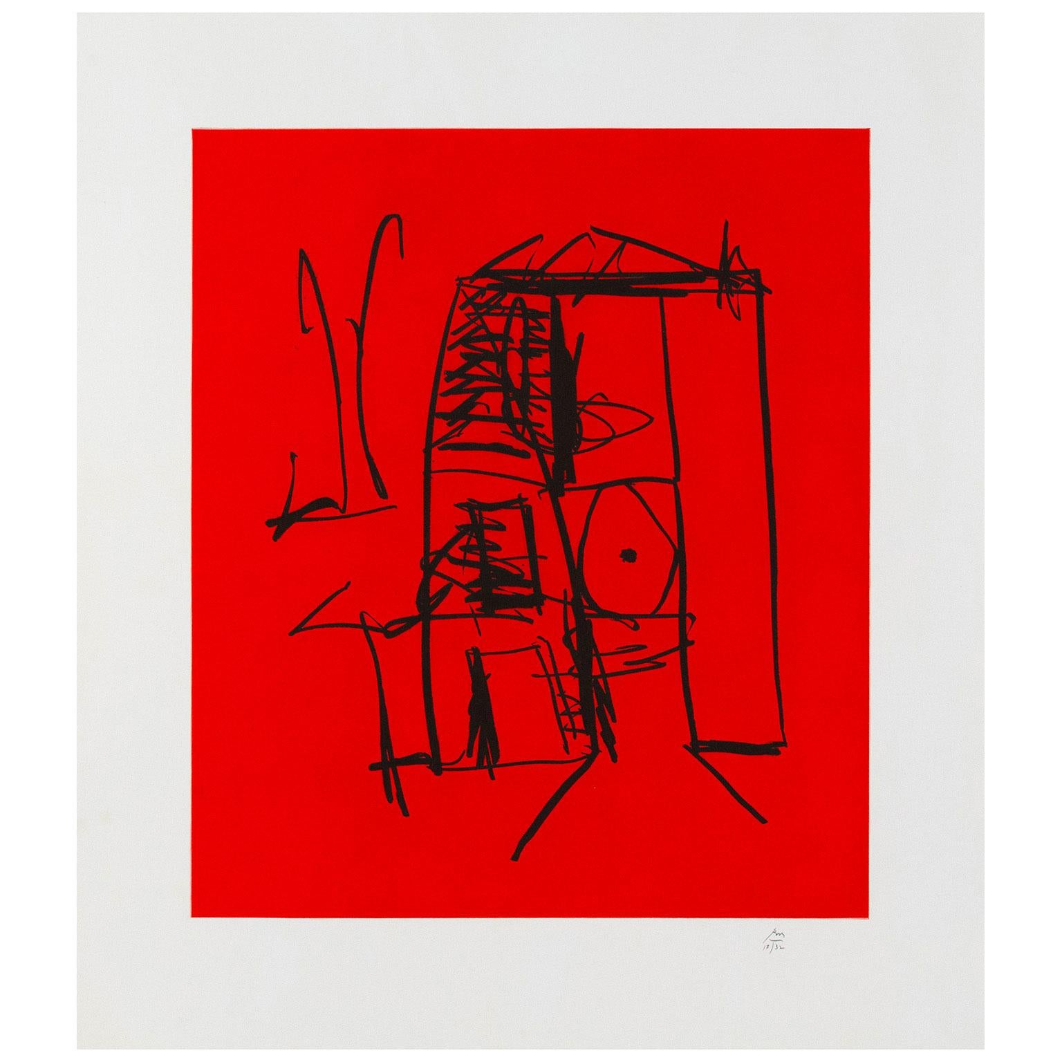 Robert Motherwell Abstract Print - Seaside Studio