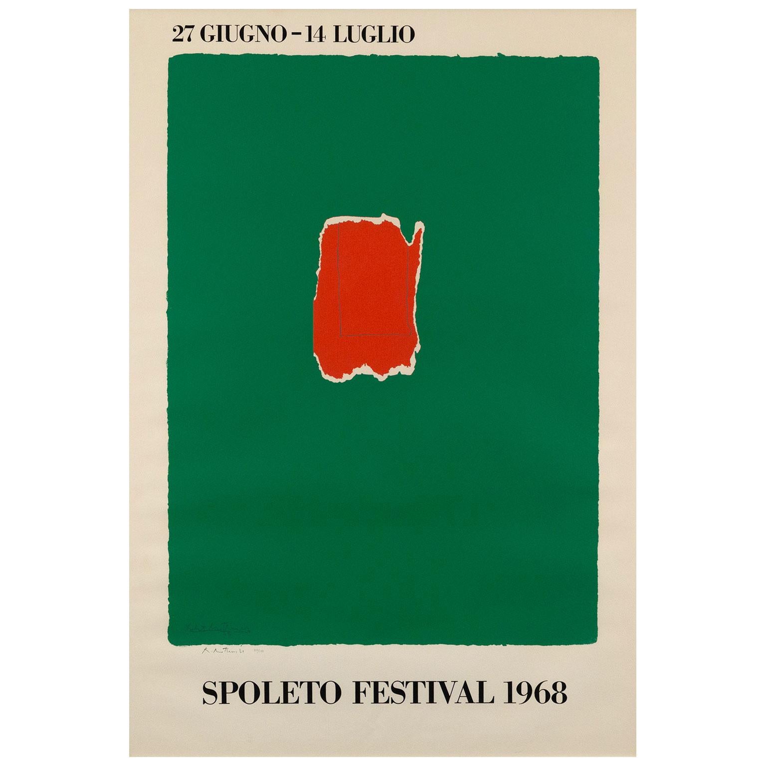 Robert Motherwell Abstract Print - Spoleto Festival