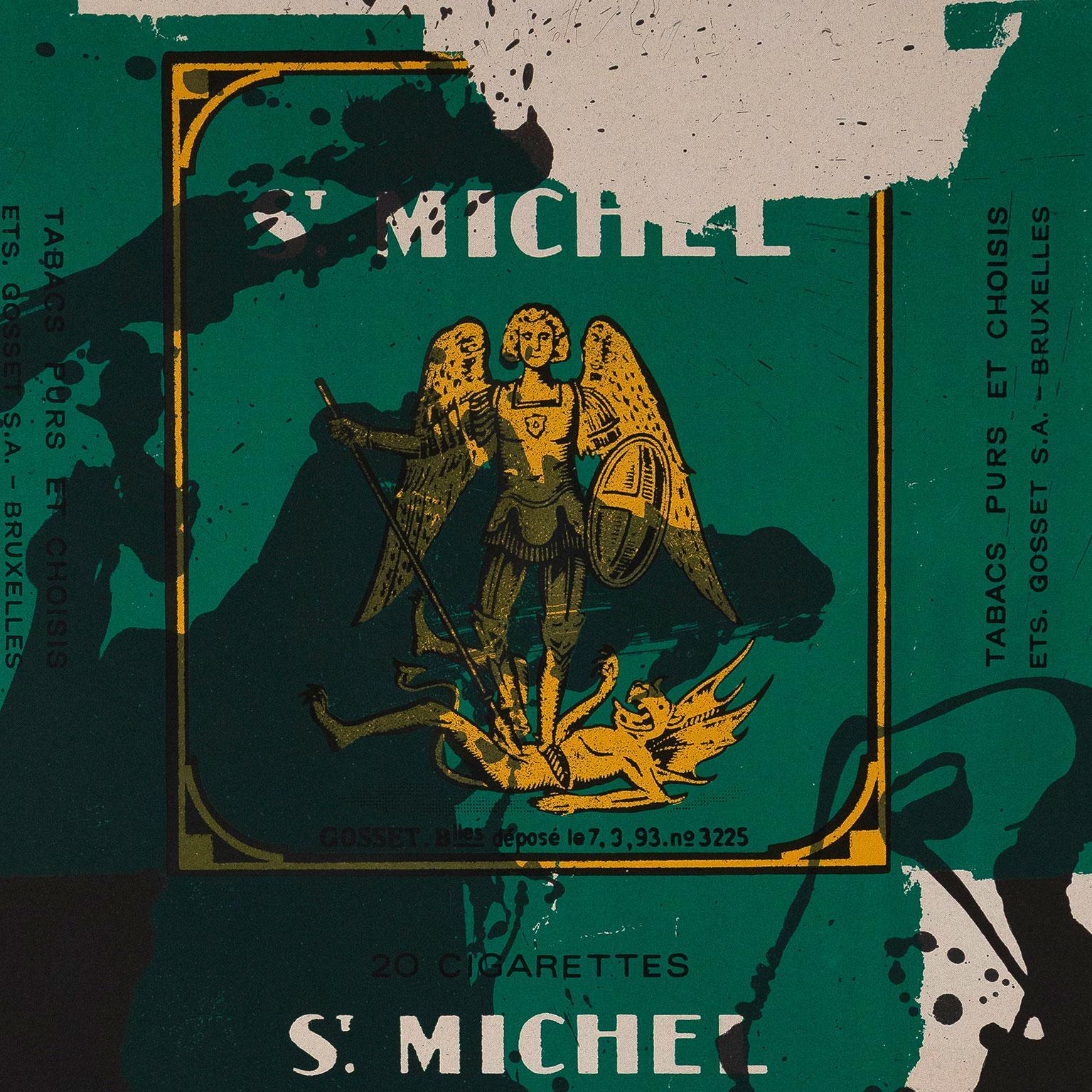 St. Michael II - Abstract Expressionist Print by Robert Motherwell