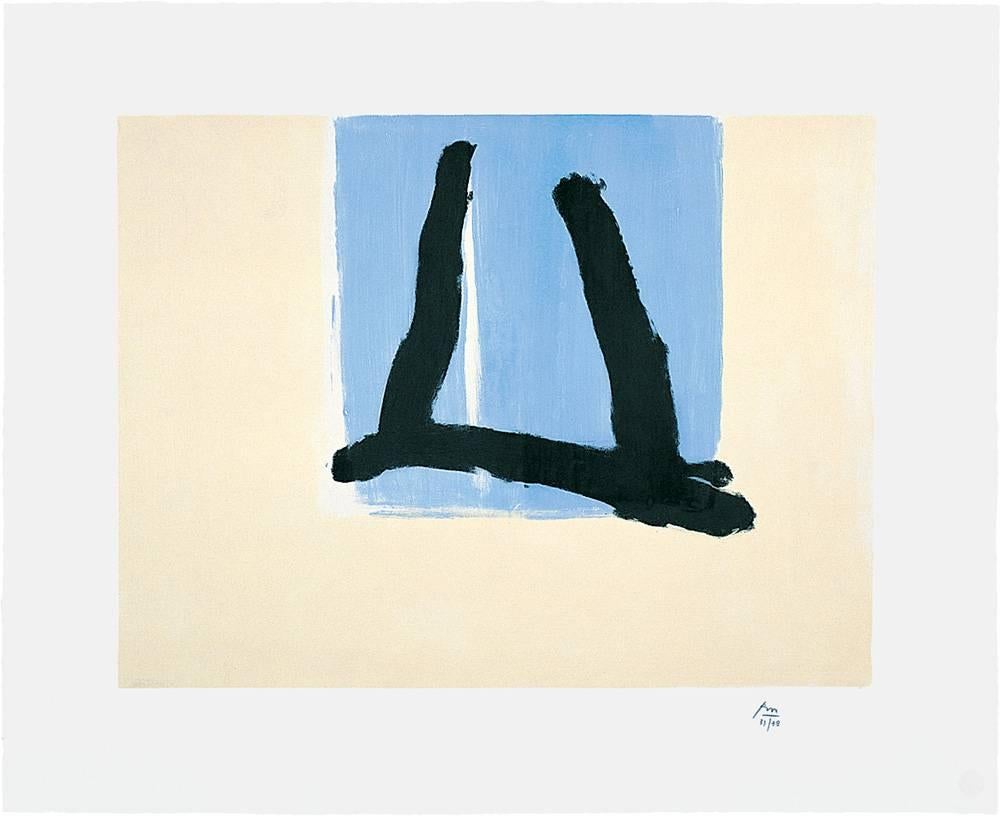 Robert Motherwell Print - Summer Sign