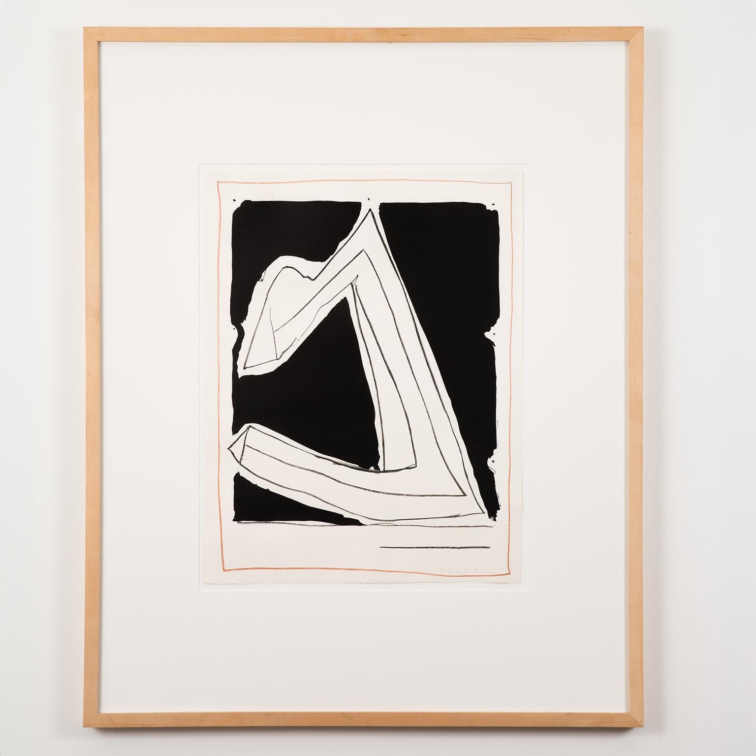 Robert Motherwell Abstract Print - Summertime in Italy (with Lines)