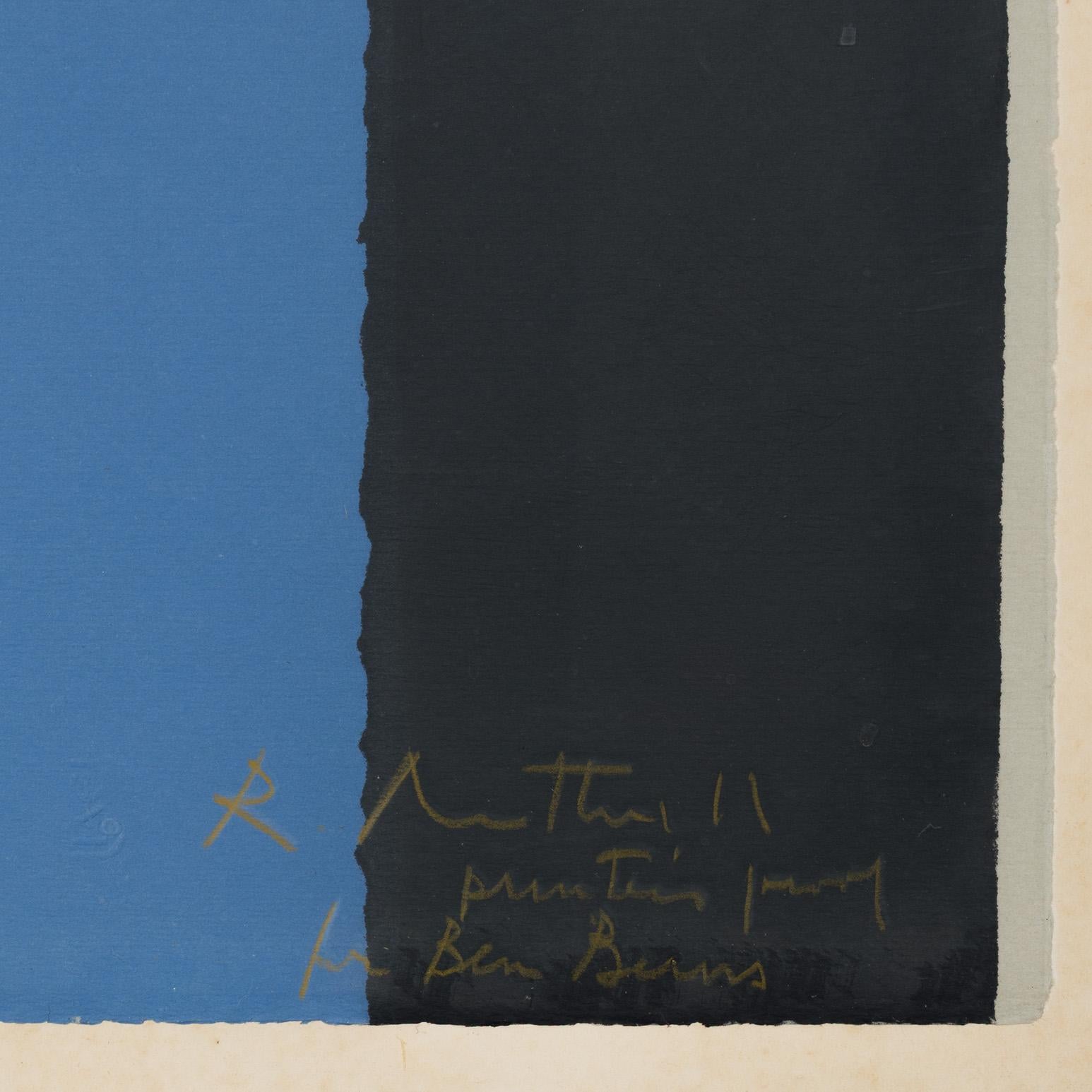 Der Aberdeen Stone (Grau), Abstract Print, von Robert Motherwell