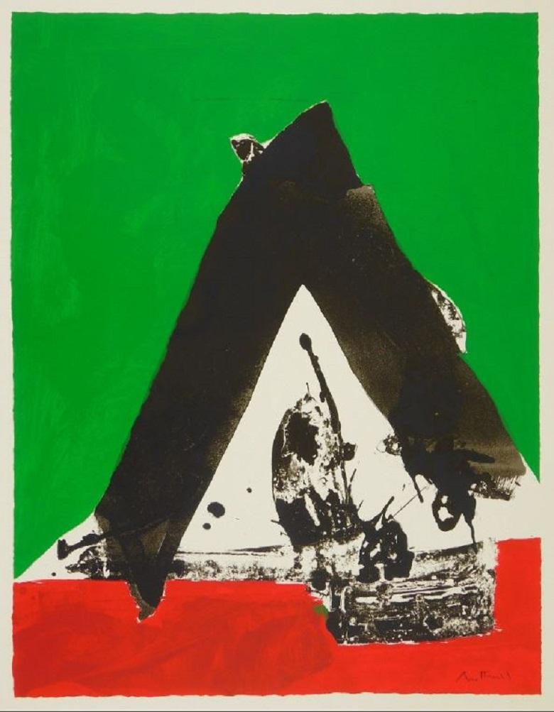Robert Motherwell Abstract Print – Baskenholz-Suite #5