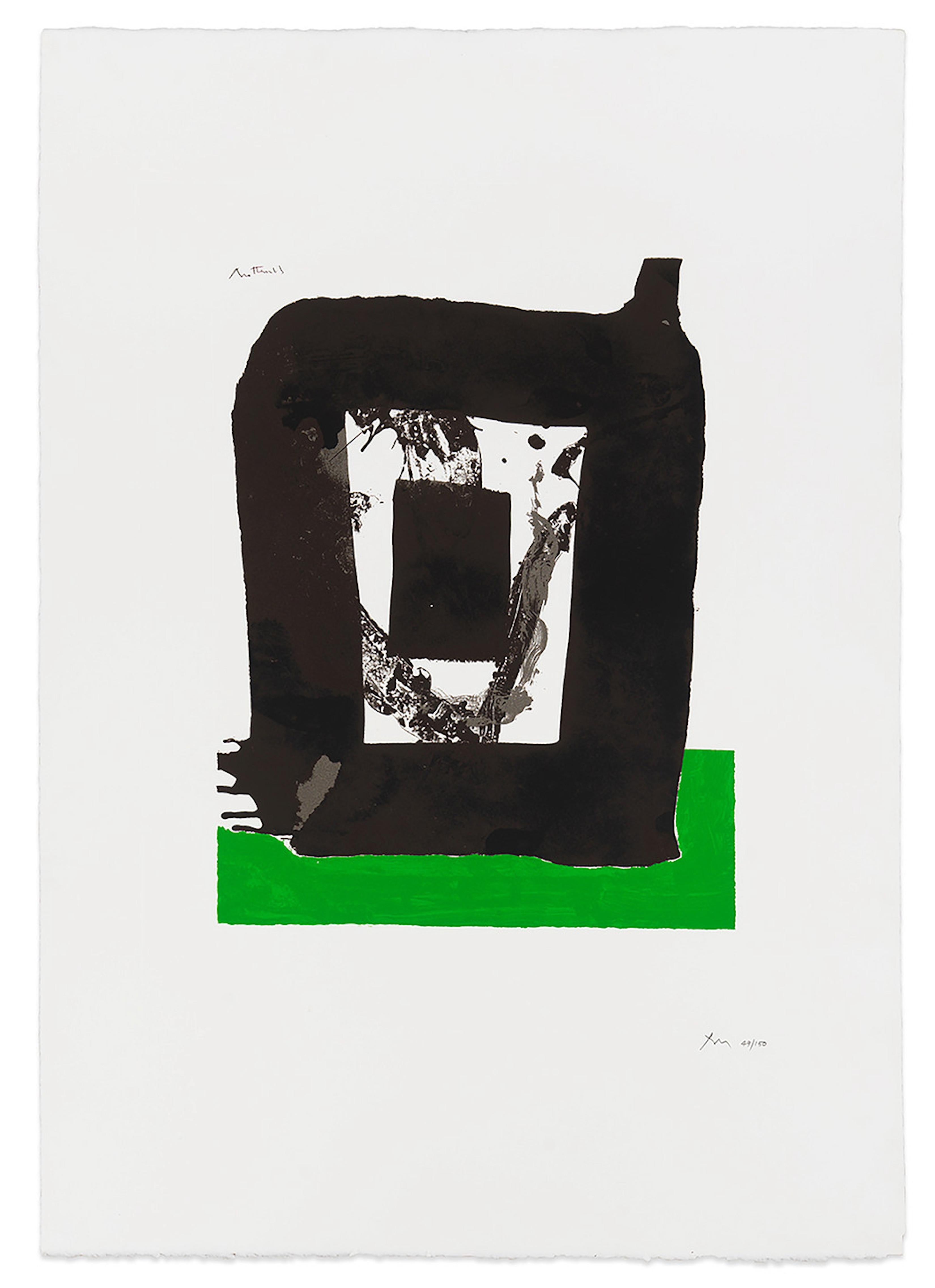 Robert Motherwell Abstract Print - The Basque Suite: Untitled (ref. 86)