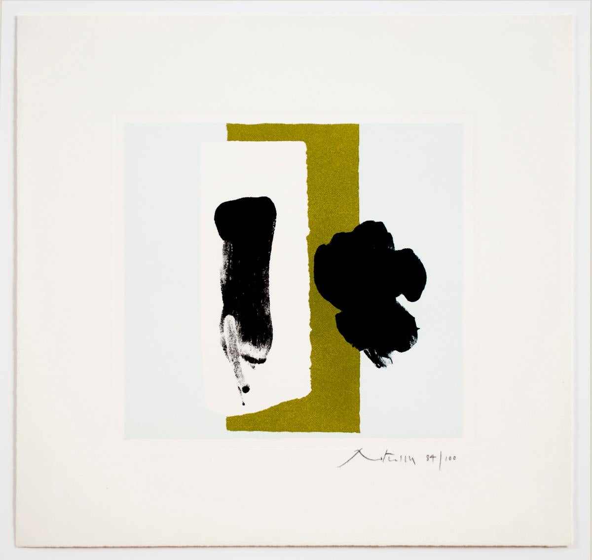 The Berggruen Series - Abstract Print by Robert Motherwell