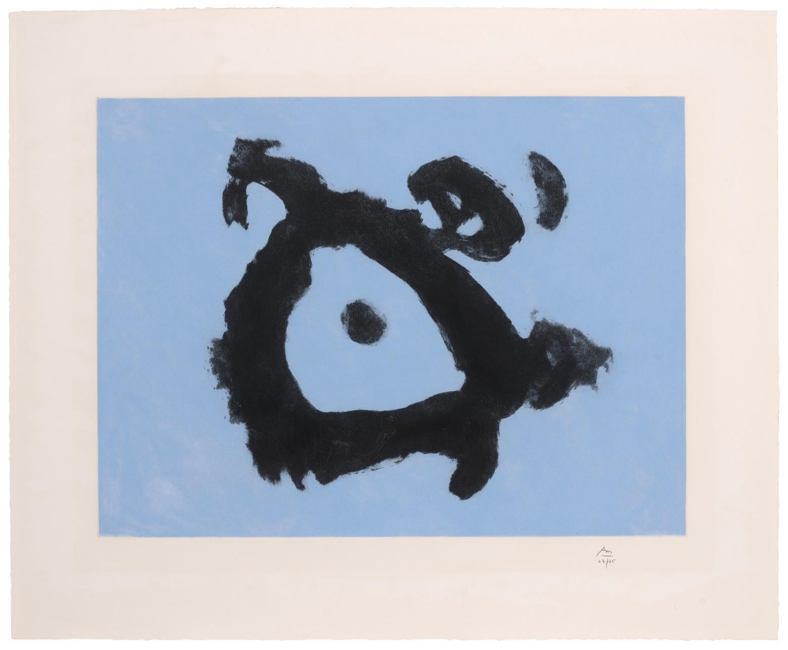 Abstract Print Robert Motherwell - L'œil du poète