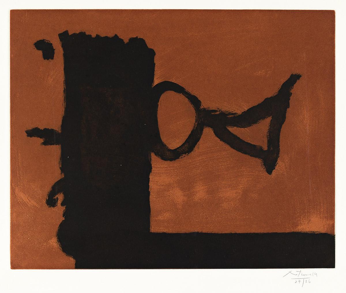 Print Robert Motherwell - Le Razor's Edge