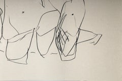 Three Poems: Mexico City Personages I, Abstract Lithograph by Robert Motherwell