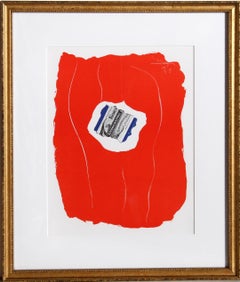 Tricolor 137, Abstrakter Offsetdruck von Robert Motherwell