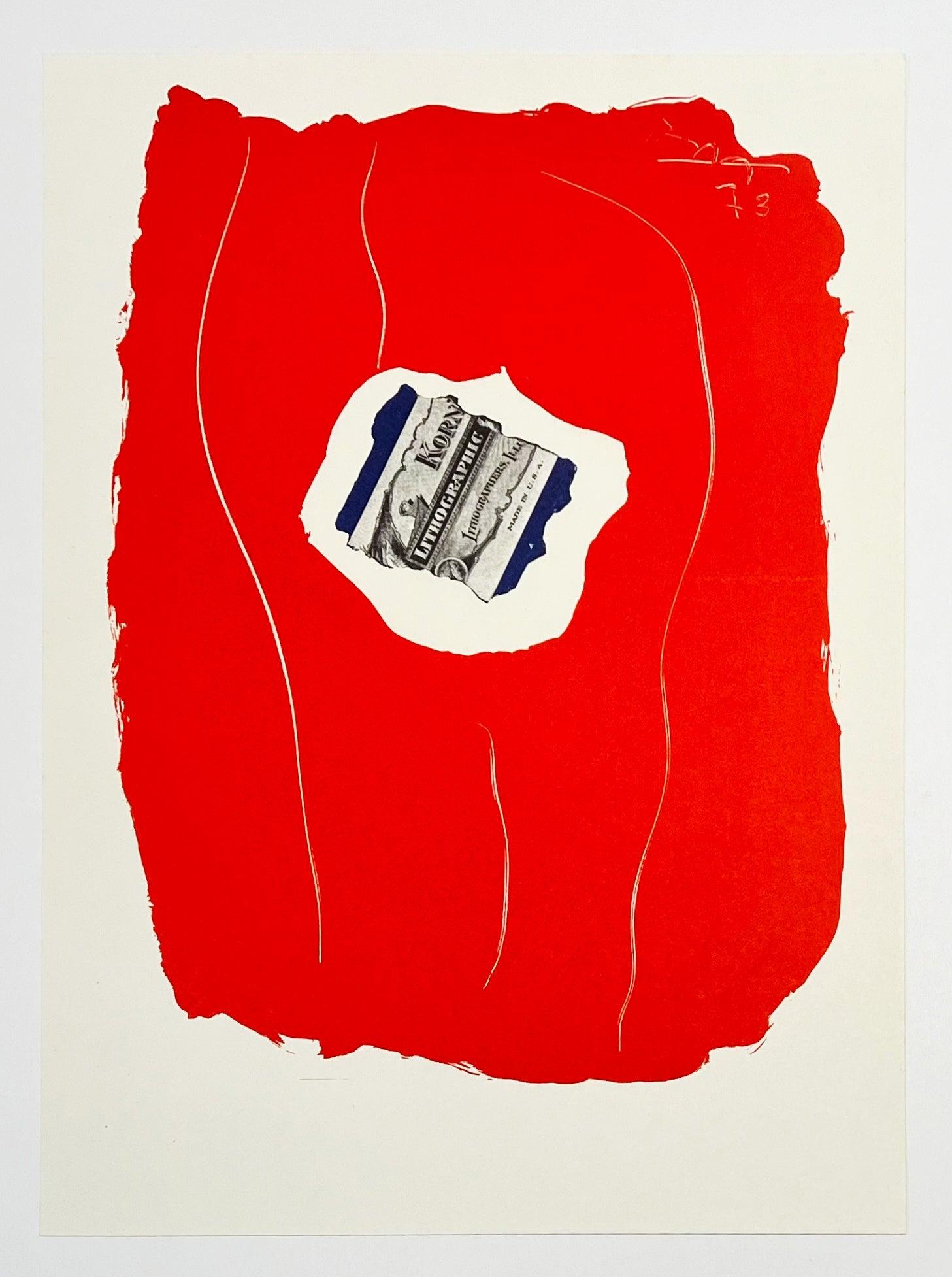 Tricolore (du XXe Siecle) - Abstrait Print par Robert Motherwell