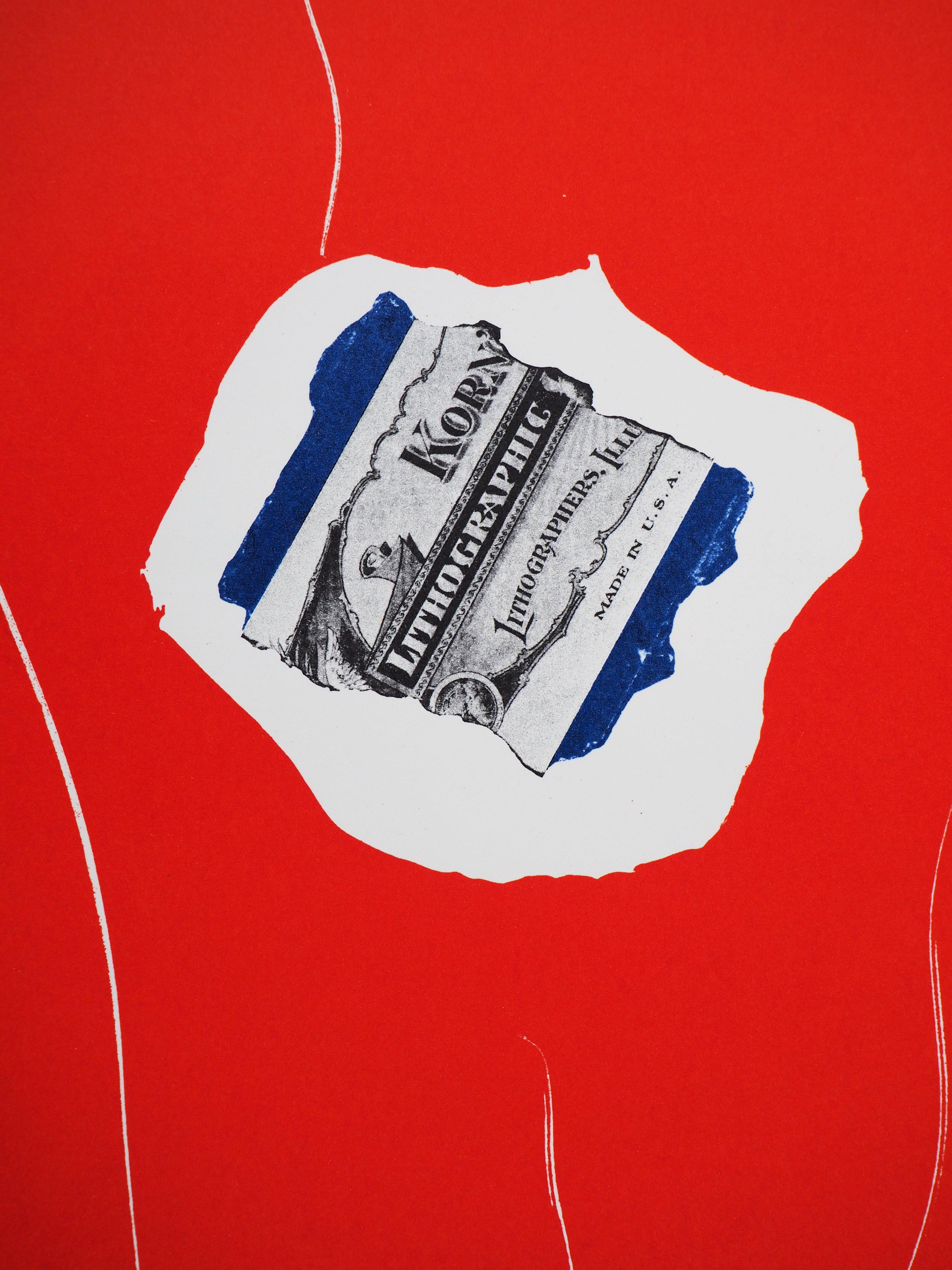 Robert MOTHERWELL
Trikolore mit Dollar, 1973

Original-Lithographie 
(Gedruckt in der Werkstatt Mourlot)
Gedruckte Unterschrift auf der Platte
Auf schwerem Papier 31 x 24 cm (ca. 12 x 10 inch)
Herausgegeben von San Lazzaro im Jahr