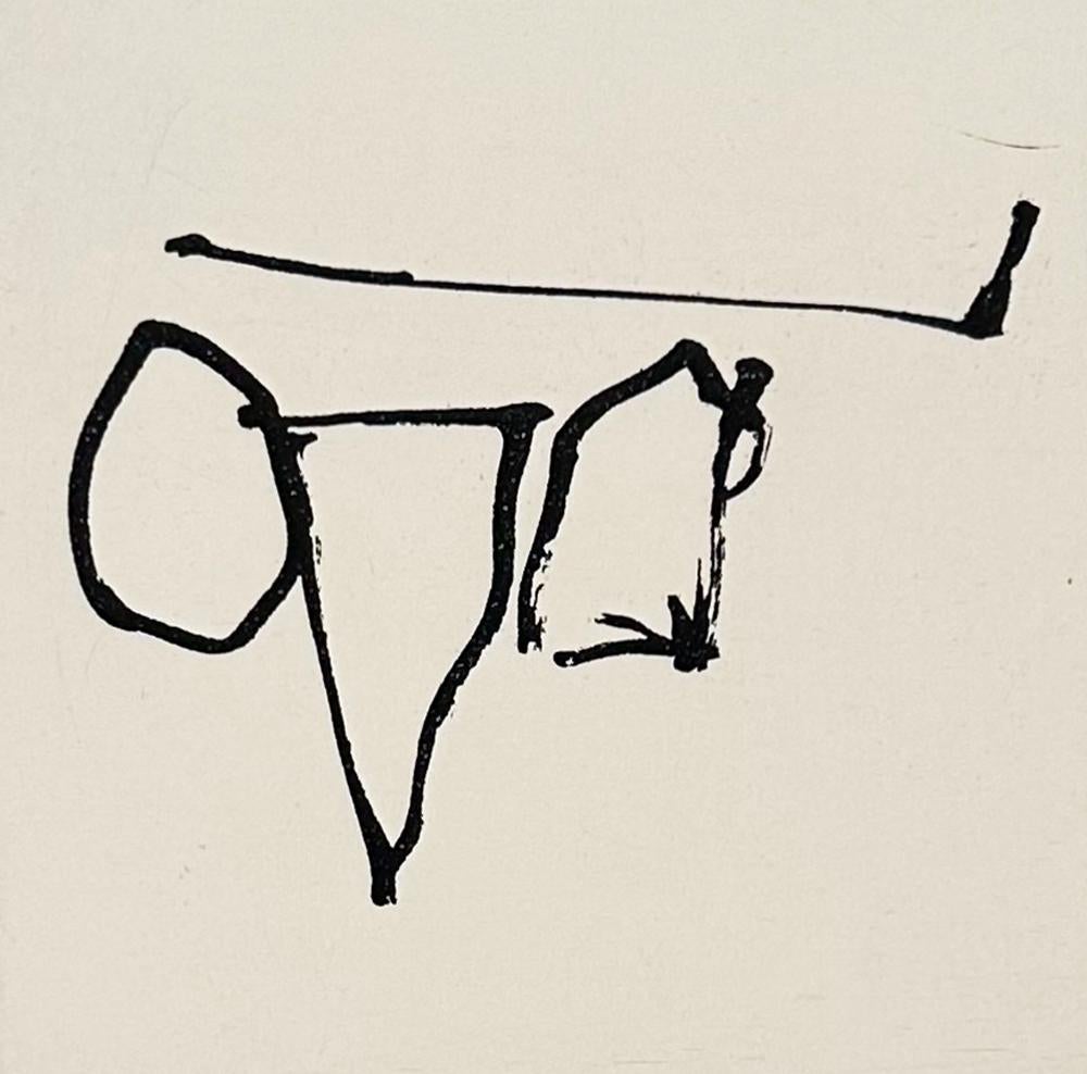 Robert Motherwell Abstract Print – Trieste, aus Ulysses