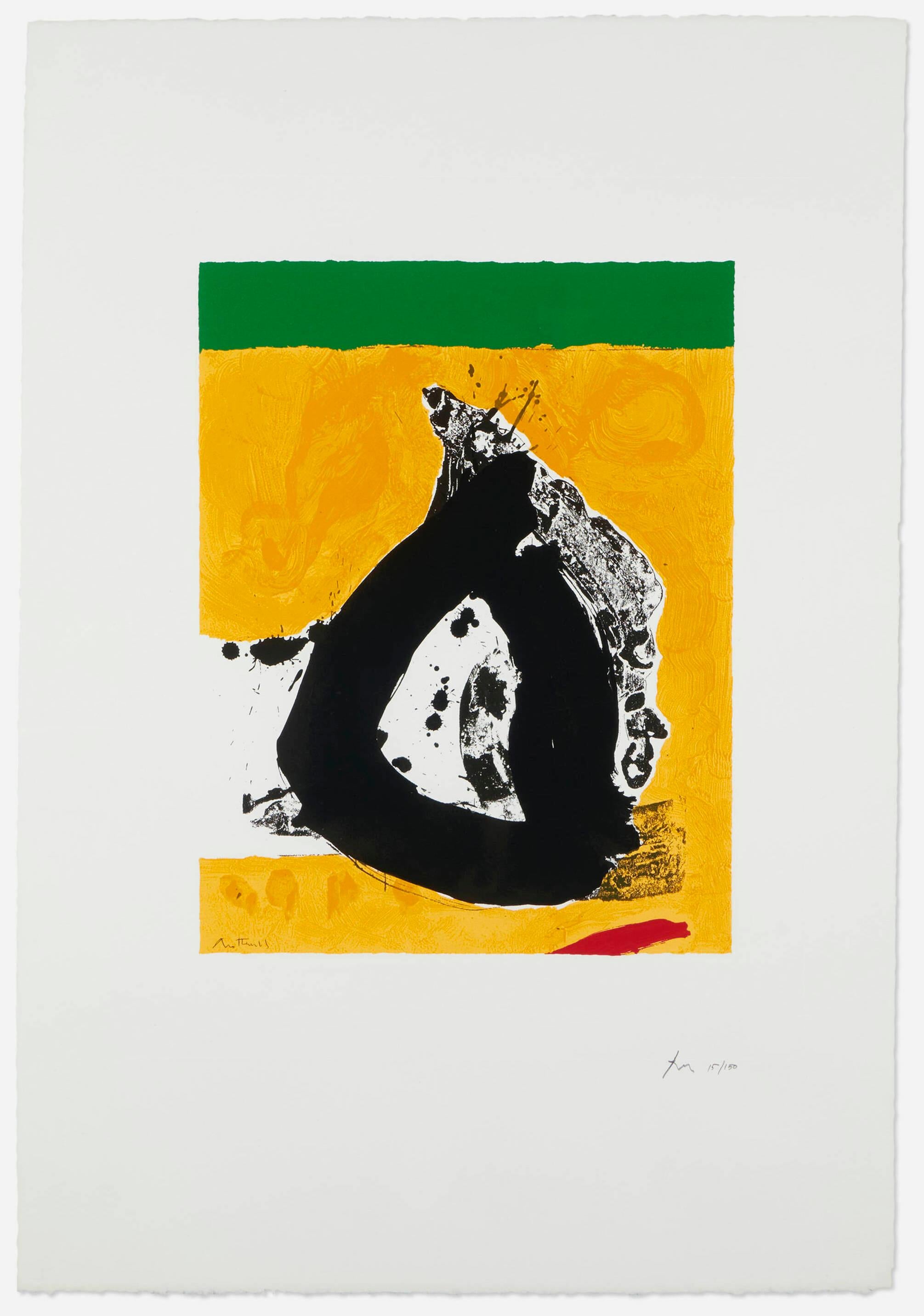 Robert Motherwell Abstract Print - Untitled (Basque #5)