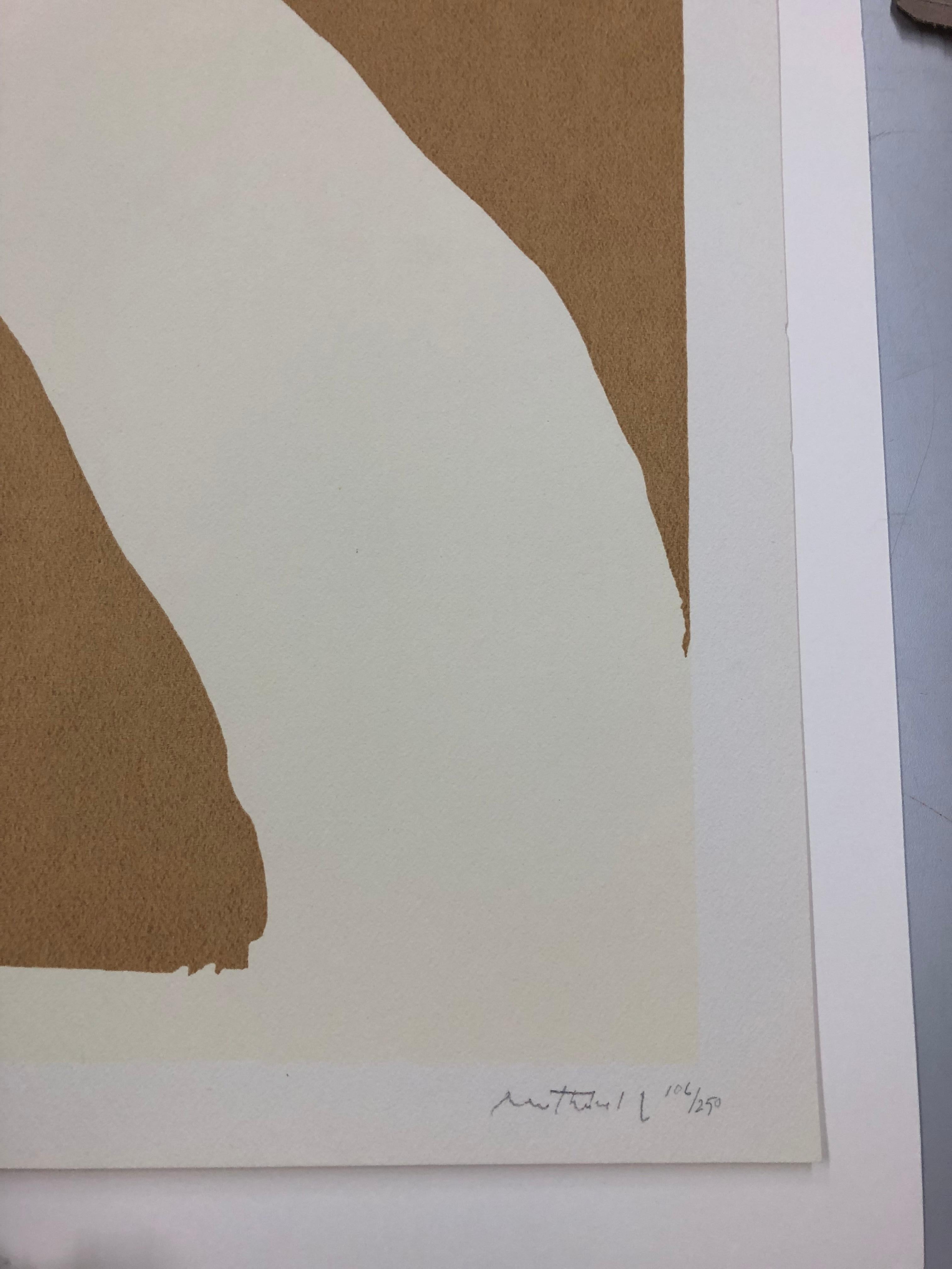 Sans titre - Expressionnisme abstrait Print par Robert Motherwell