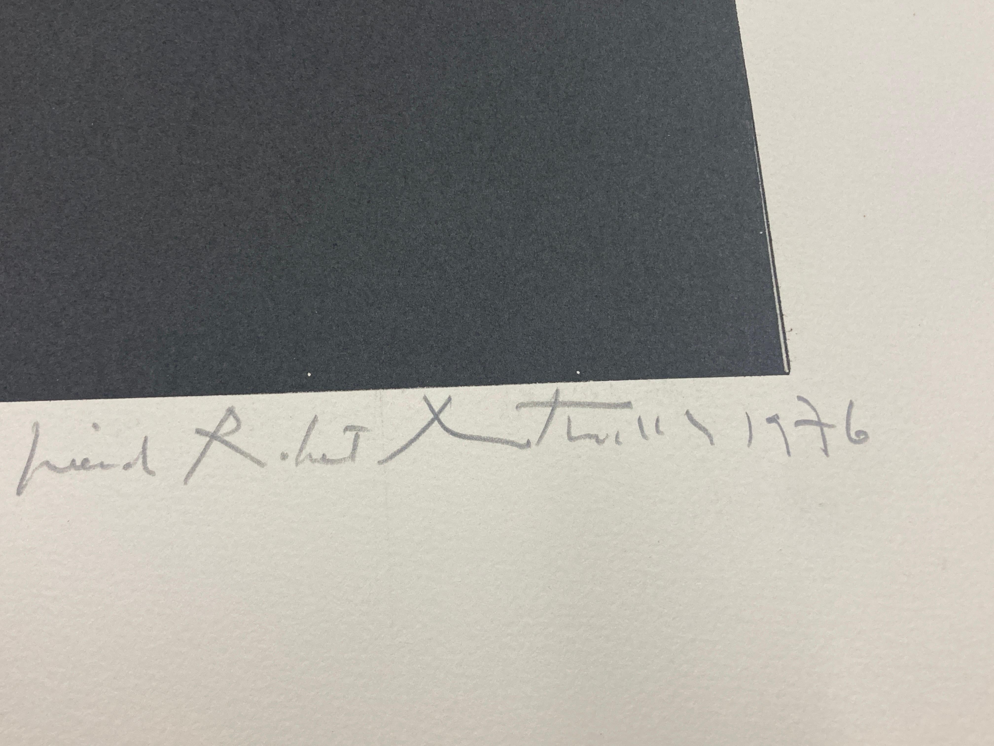 A very good impression of this color monotype on cream wove paper. Signed, dated and dedicated in pencil by Motherwell. Dedicated to the art dealer and gallerist, Brooke Alexander. 