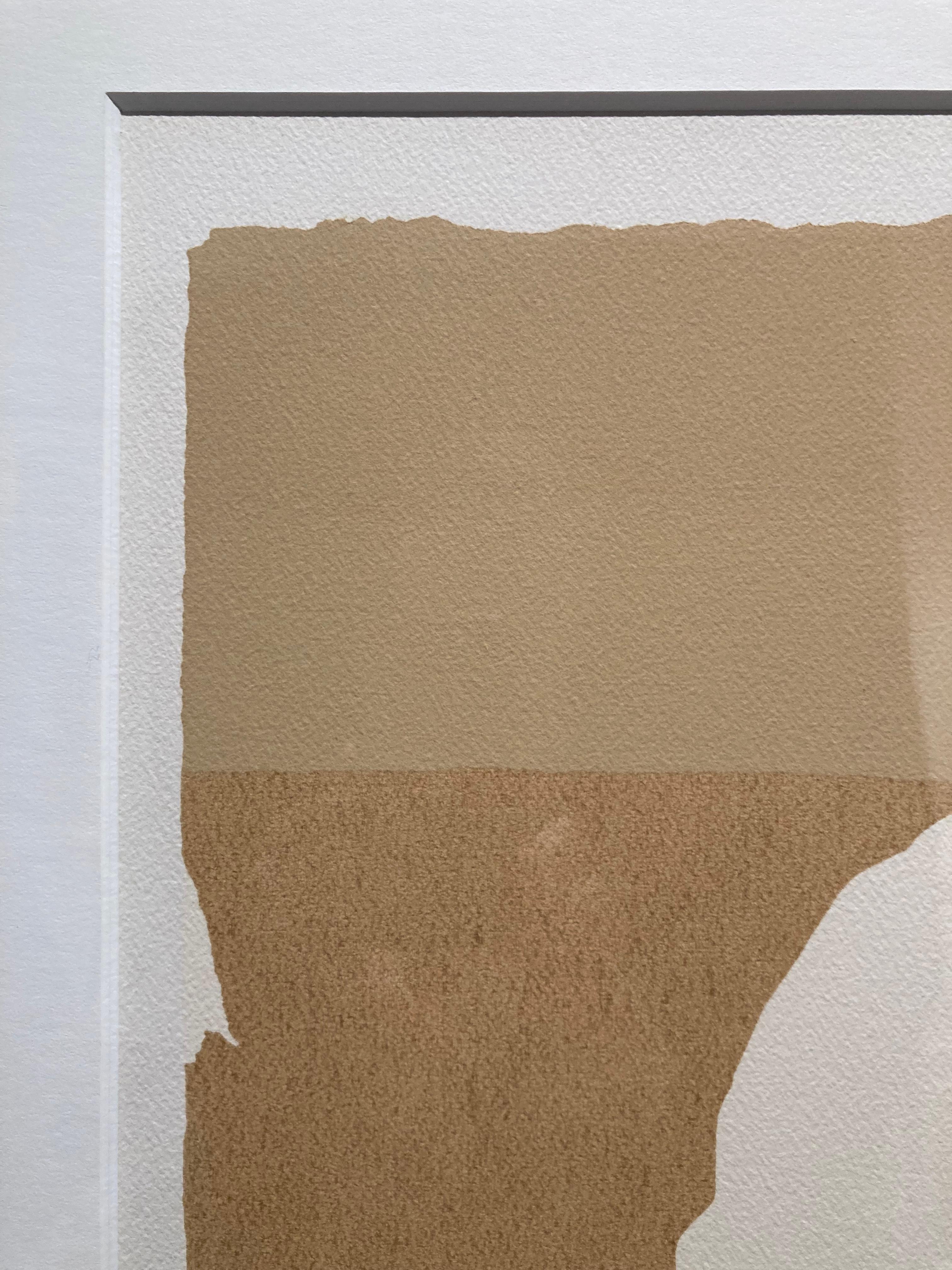Sans titre (From the Flight Portfolio), de Robert Motherwell, sérigraphie 2