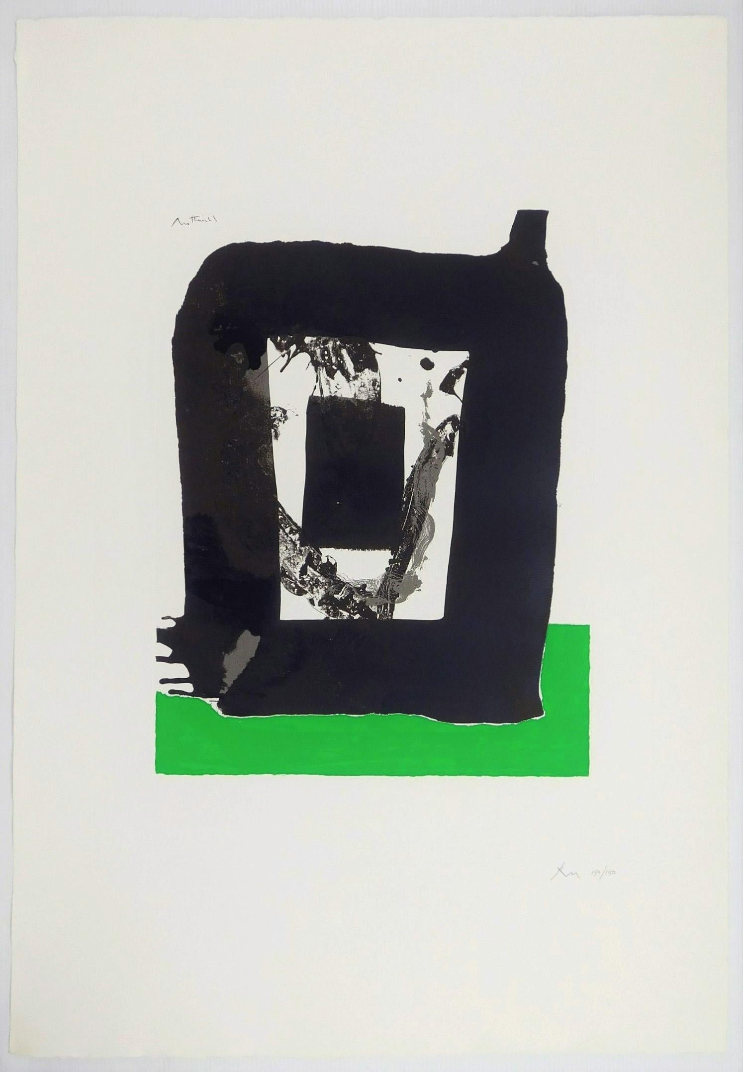 Robert Motherwell Abstract Print - Untitled No. 8