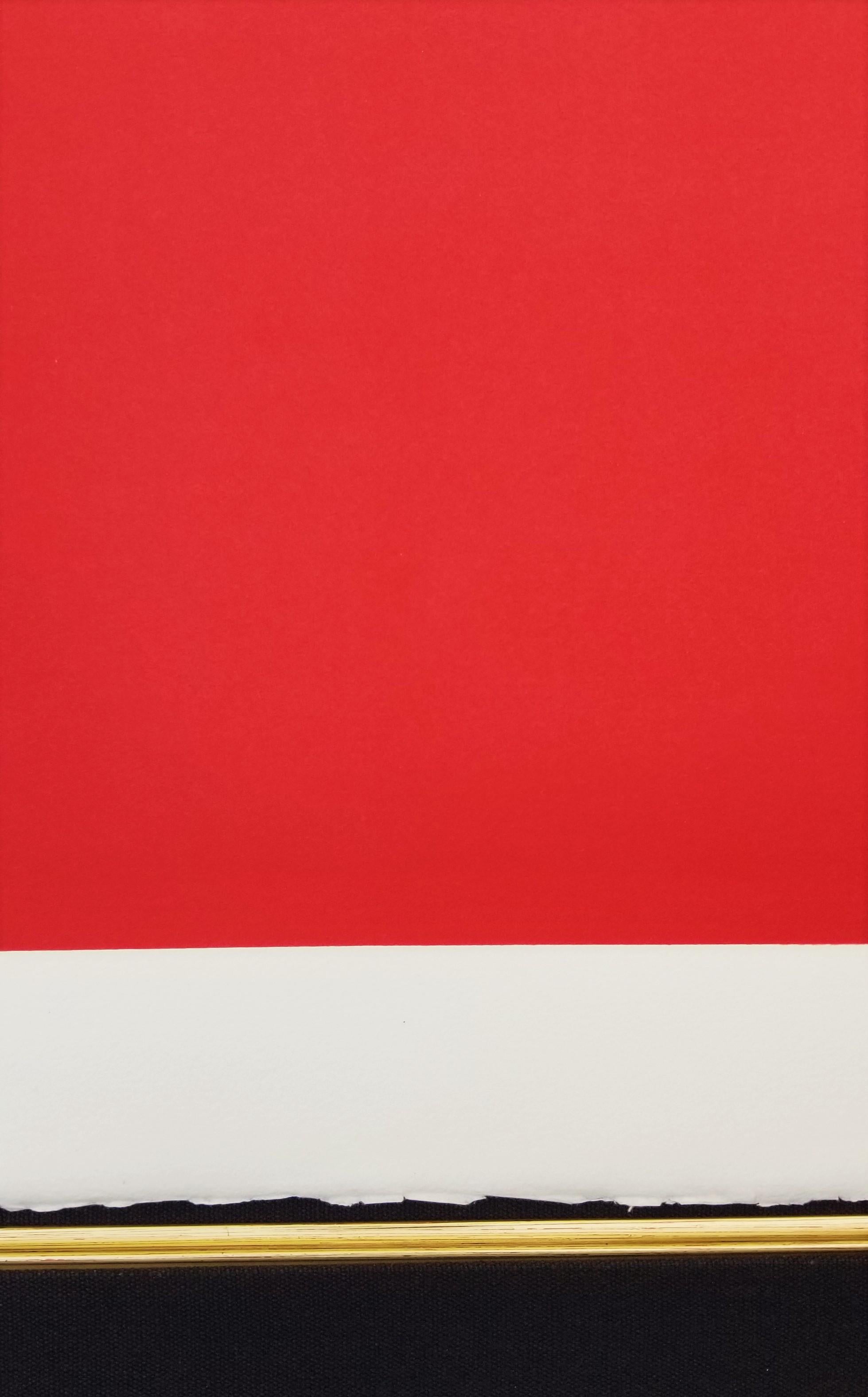 Sans titre (rouge) /// Expressionnisme abstrait Robert Motherwell Sérigraphie minimaliste en vente 10